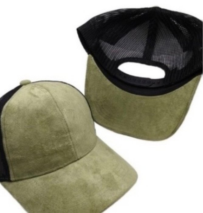 Green/Black Mesh Back Ball Cap